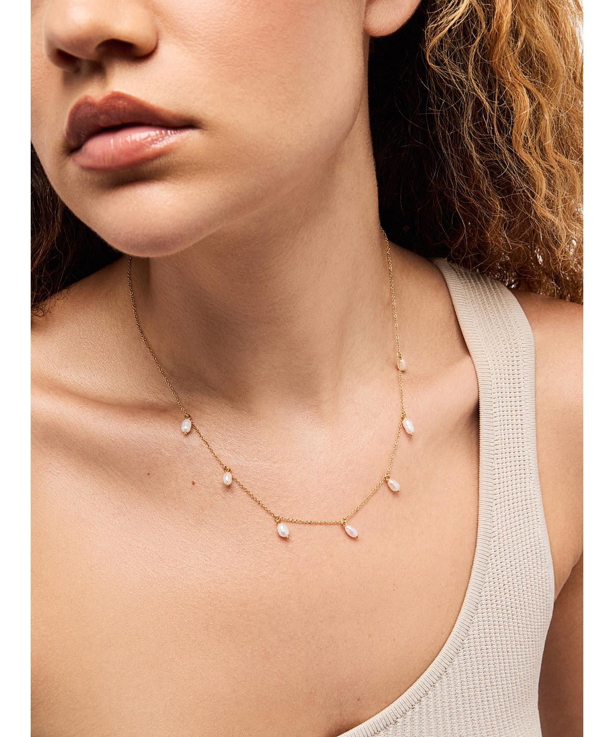 Ana Luisa Gold Pearl Necklace - Loki