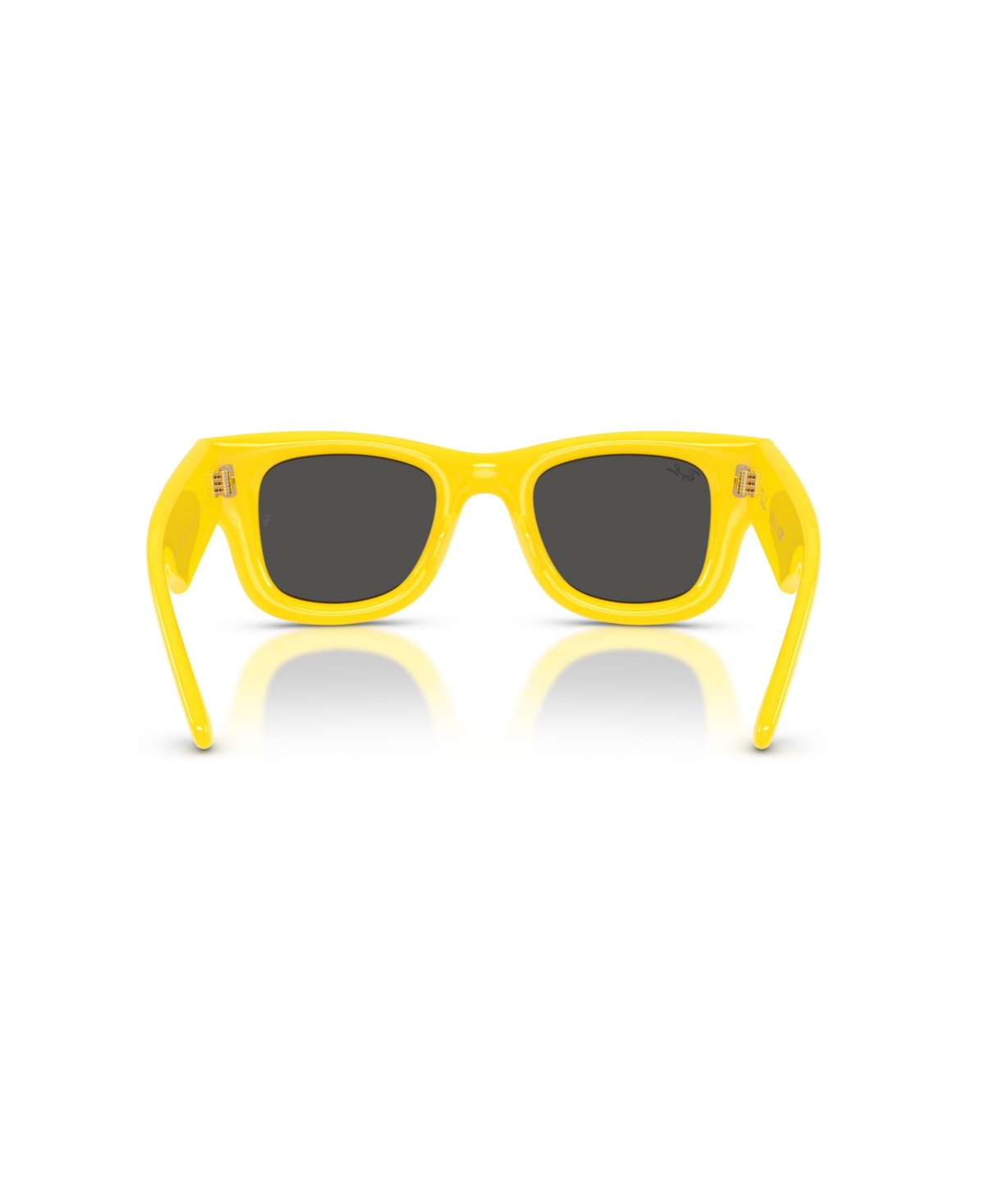 Ray Ban Unisex Wayfarer Puffer Square Sunglasses, Rb4940 In Yellow