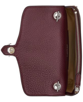 Bradley Small Pebbled Leather Crossbody Wallet