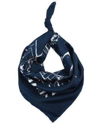 国内 Ralph Lauren Summer Conversational Silk Square Scarf Lauren Ralph Lauren Summer Conversational Square Scarf - Macy's