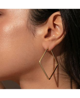 14K Gold-Plated Girl Boss Hoop Earrings