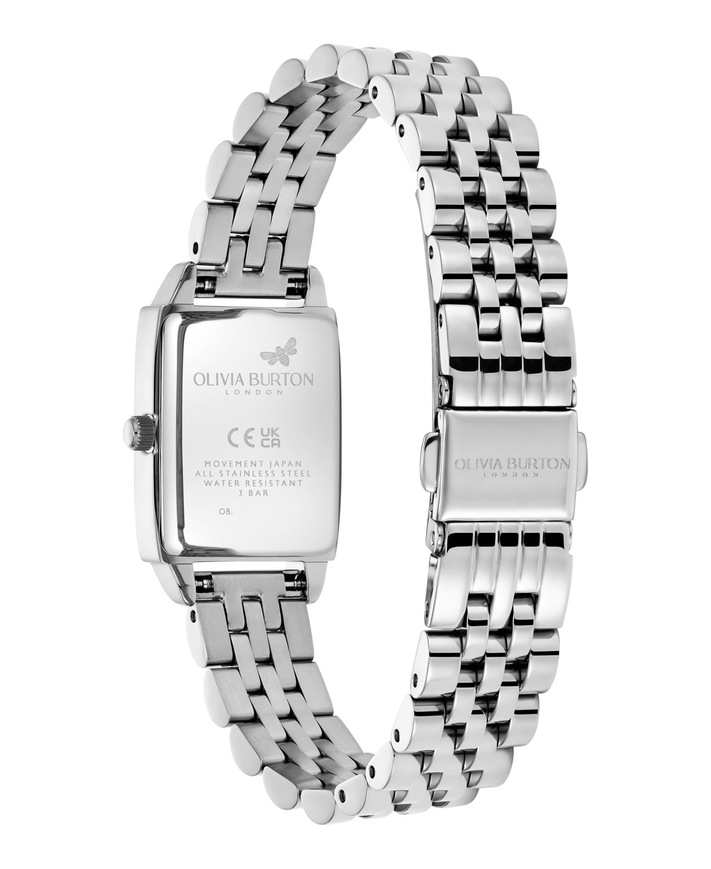 Женские часы Olivia Burton Quartz Silver-Tone Stainless Steel Bracelet Watch 25.5mm x 20.5mm — фото 4