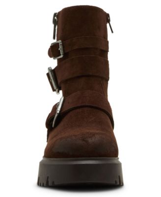 Women's Mally Moto Buckle Lug Sole Boots
