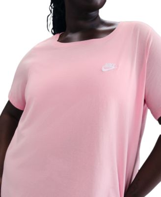 Nike - Plus Size Active Sportswear Club Essentials Short-Sleeve T-Shirt