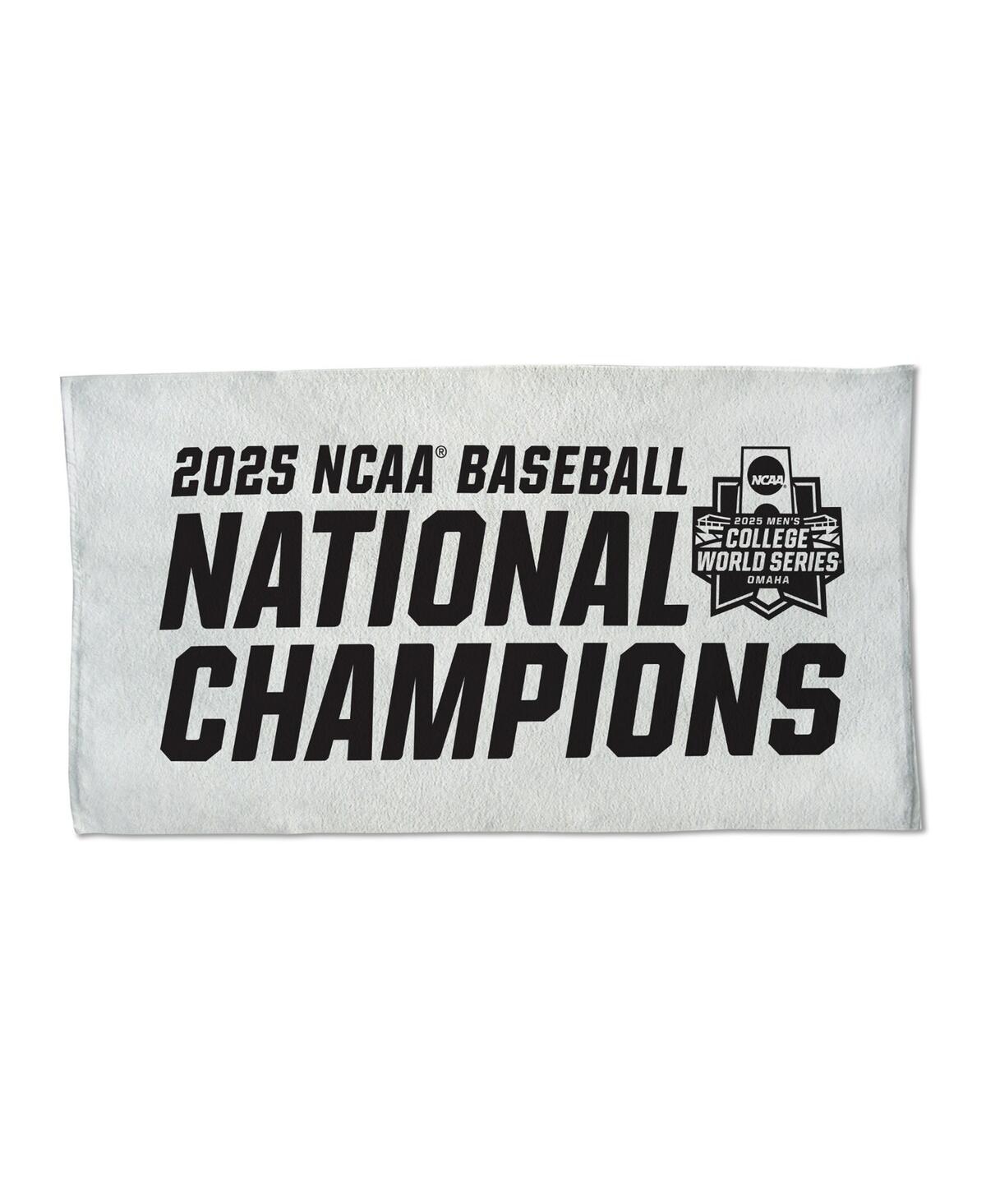 Wincraft Lsu Tigers 2025 Ncaa Baseball Men's College World Series Champions Locker Room 22" X 42" On-field Ce In Transparent