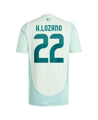 Men's Hirving Lozano Green Mexico National Team 2024 Away Replica Player Jersey