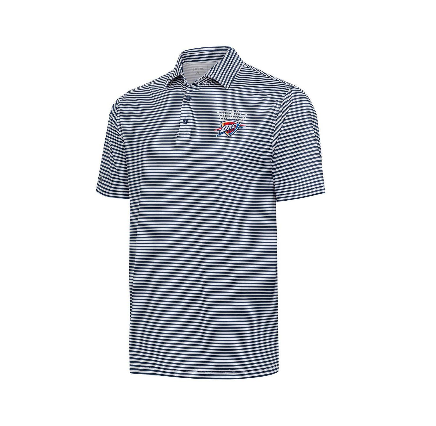 Men's Navy Oklahoma City Thunder Skills Polo Shirt