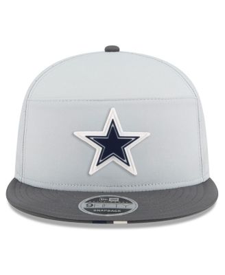 Men's Gray/Graphite Dallas Cowboys 2025 NFL Training Camp Split Panel 9FIFTY Snapback Hat