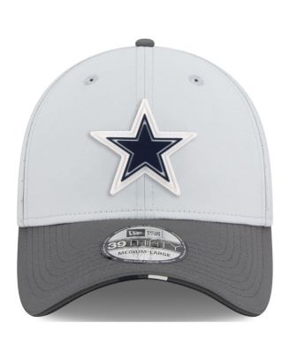 Men's Gray/Graphite Dallas Cowboys 2025 NFL Training Camp 39THIRTY Flex Hat