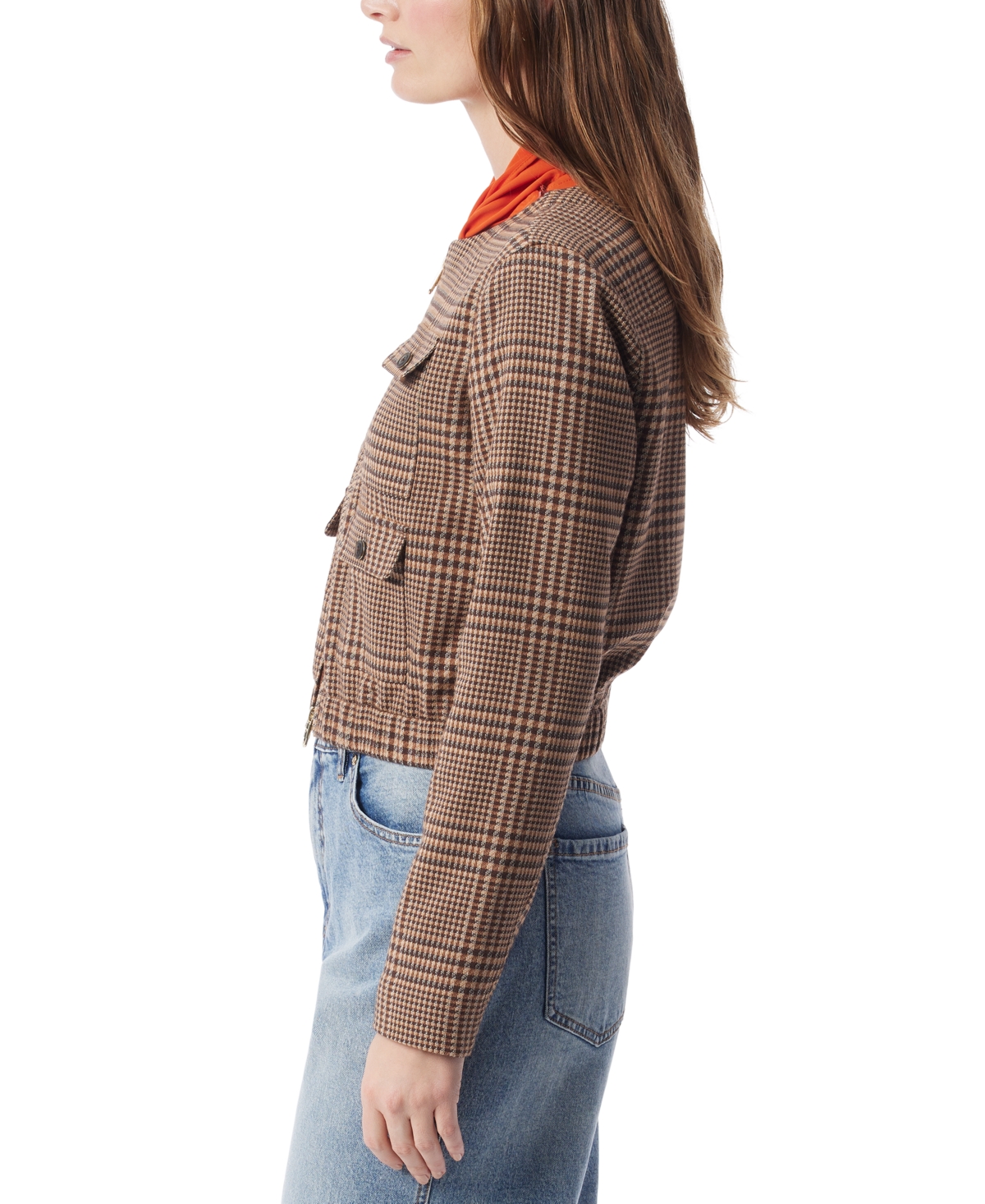Dee Ocleppo Women's Lena Plaid Collarless Jacket In Multi