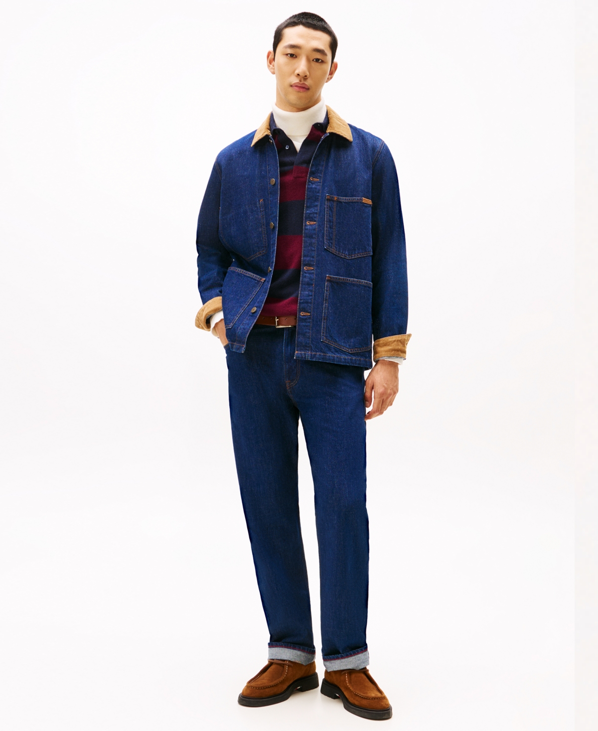 Tommy Hilfiger Denim Chore Jacket In Blue