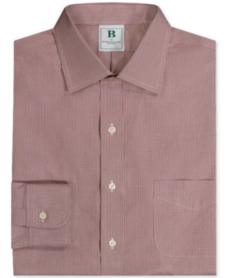 Brooks Brothers Men's Regular-Fit Spread Collar Micro-Houndstooth Dress Shirt