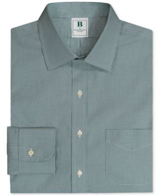 Brooks Brothers Men's Regular-Fit Spread Collar Micro-Houndstooth Dress Shirt