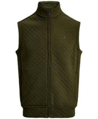 Men's Quilted Double-Knit Jersey Vest