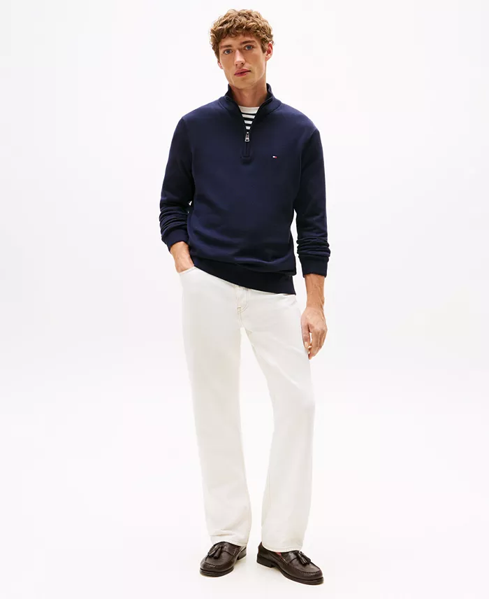 Men's Essential Quarter-Zip Knit Sweater - thumbnail 4