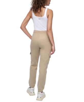 Women's Studded-Logo Cargo Joggers