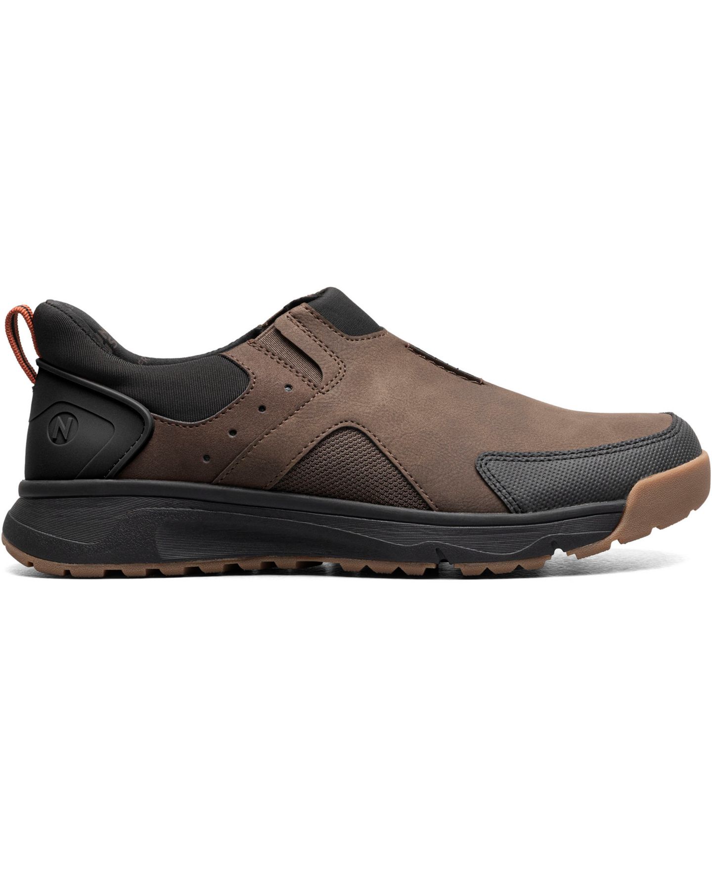 Мужские кроссовки Nunn Bush Sedona EZ Moc Toe Slip On Casual, цвет: Коричневый разноцветный — фото 4