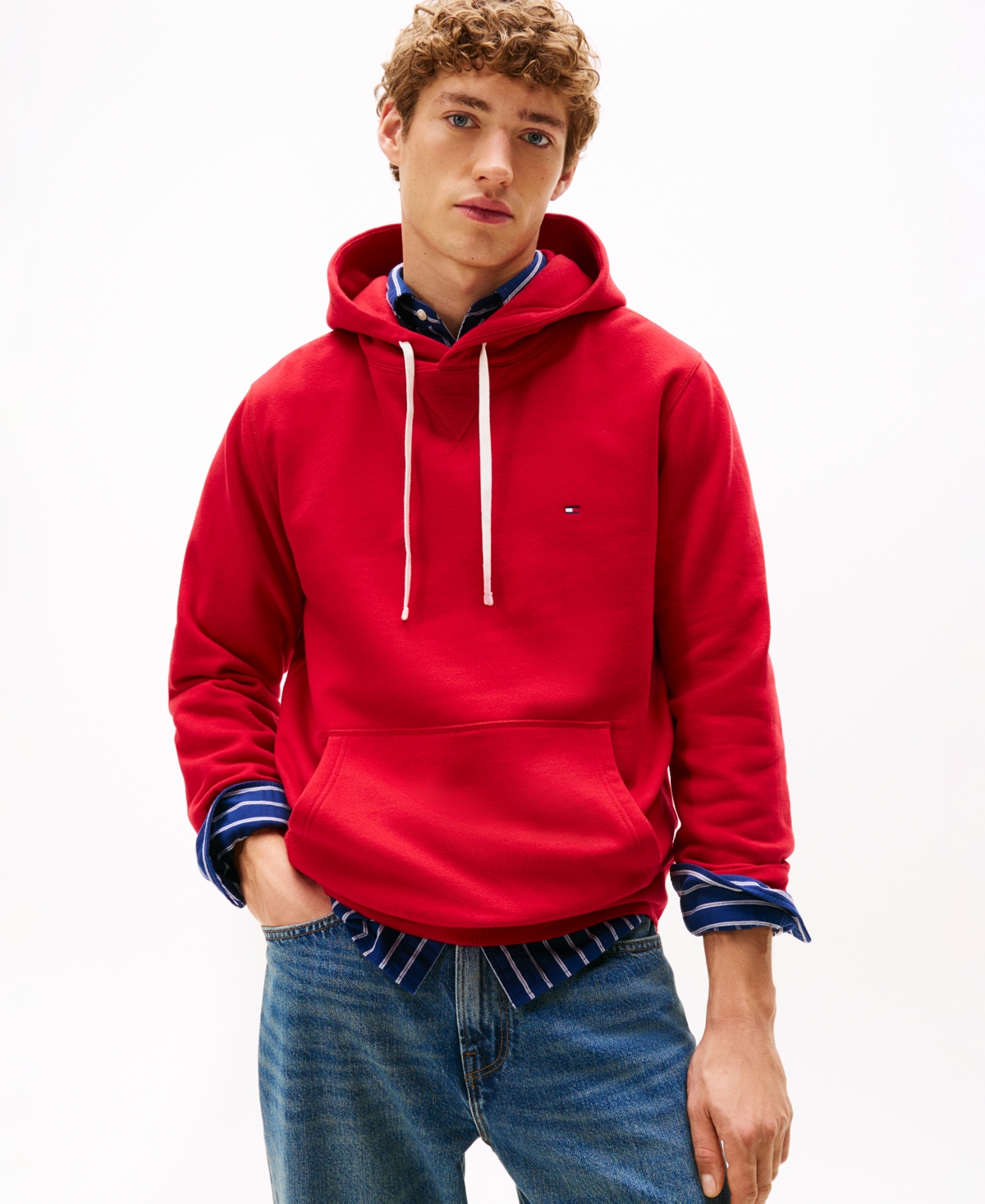Tommy Hilfiger Classic Brushed In Red