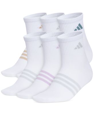 adidas - Women's 6-Pk. Superlite 3.0 Quarter Socks
