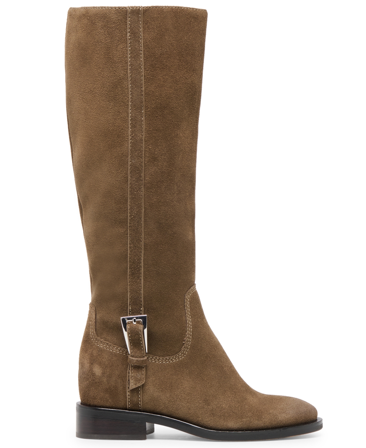 Dolce Vita Womens Kilian H2o Tall Knee High Buckle Riding Boots Regular Wide Calf In Brown
