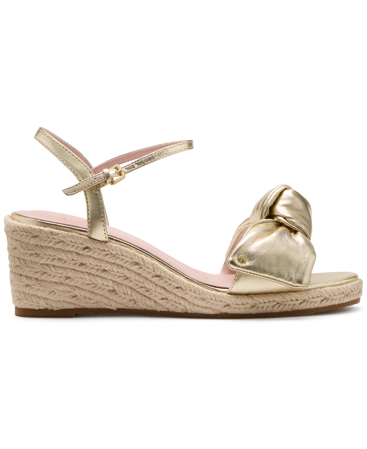 Kate Spade Women's Leandra Espadrille Wedge Sandals In Gold