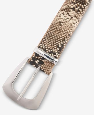 Snake-Embossed Pant Belt, Macy's Exclusive