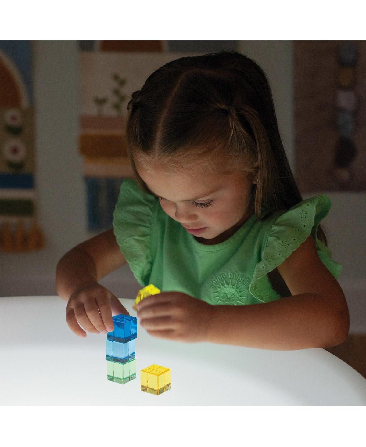 Learning Advantage Translucent Sensory Gem Cubes - 20 Pieces