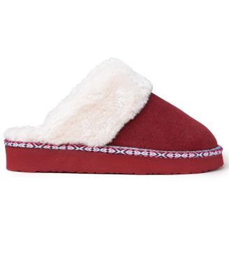 Women's Cerise Plush Slippers