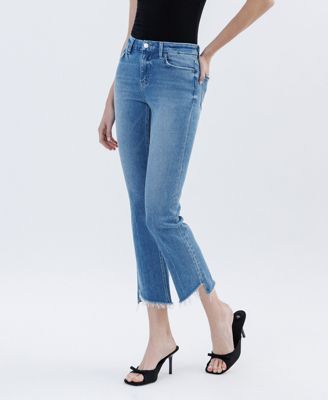 Women's High Rise Slim Straight Jeans
