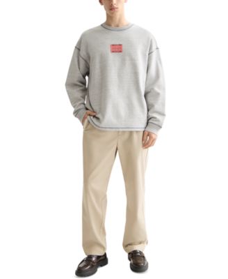 Men's Relaxed Fit Long Sleeve Logo Sweatshirt