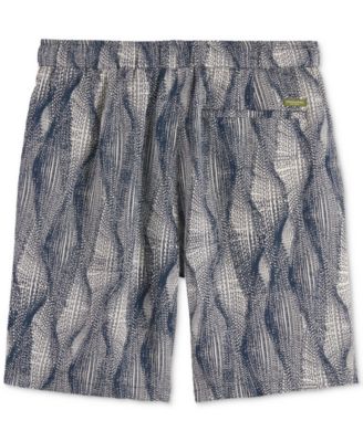 Men's Relaxed Fit Marble Print 7.5" Bermuda Shorts