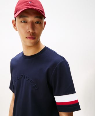 Men's Stripe Sleeve T-Shirt