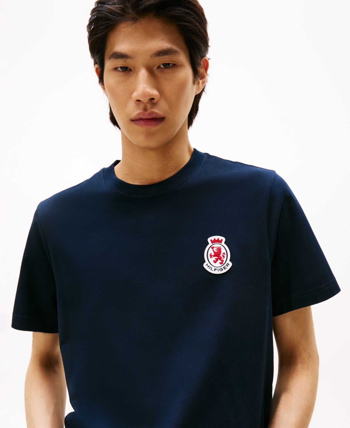 Tommy Hilfiger Hilfiger Crest Logo T In Blue