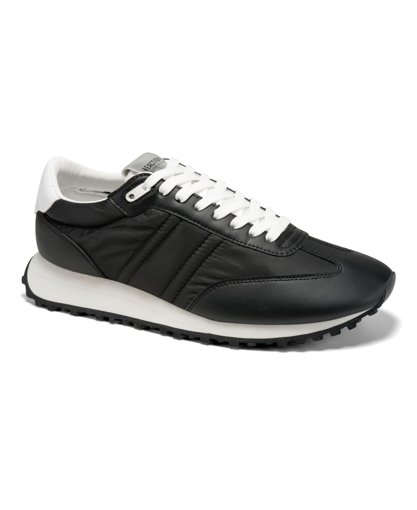Мужские кроссовки Kenneth Cole Reaction Gio Lace Up, цвет: Чёрный — фото 1