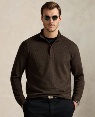 Polo Ralph Lauren - Men's Big & Tall Houndstooth Luxury Jersey Pullover