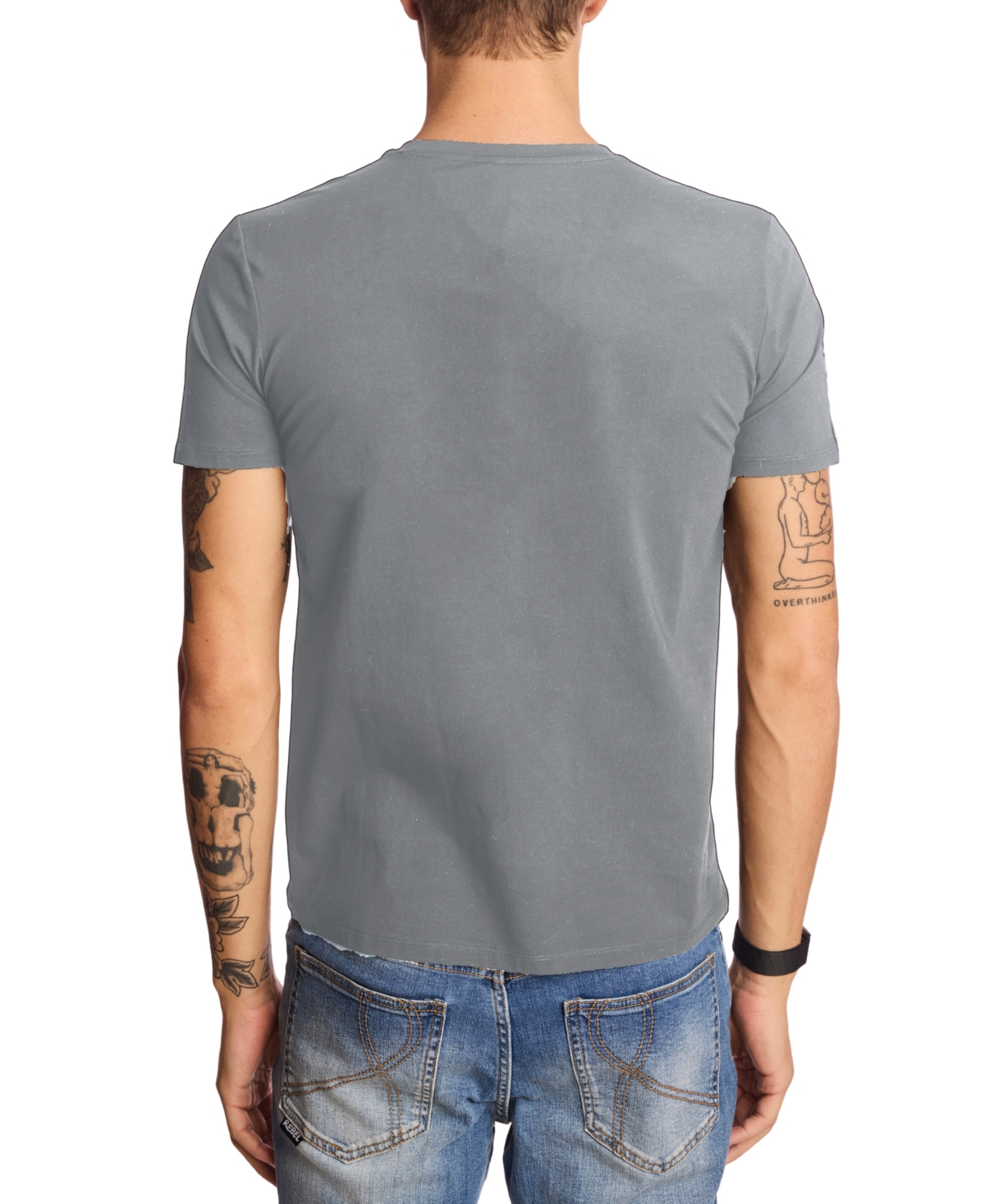 Paisley & Gray Men's Lucas Slim Fit Short Sleeve Crewneck T-shirt In Gray