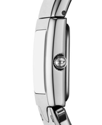 Men's Closer Quartz Three-Hand Silver Stainless Steel Watch, 22mm