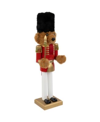14" Plush Teddy Bear Soldier Christmas Nutcracker