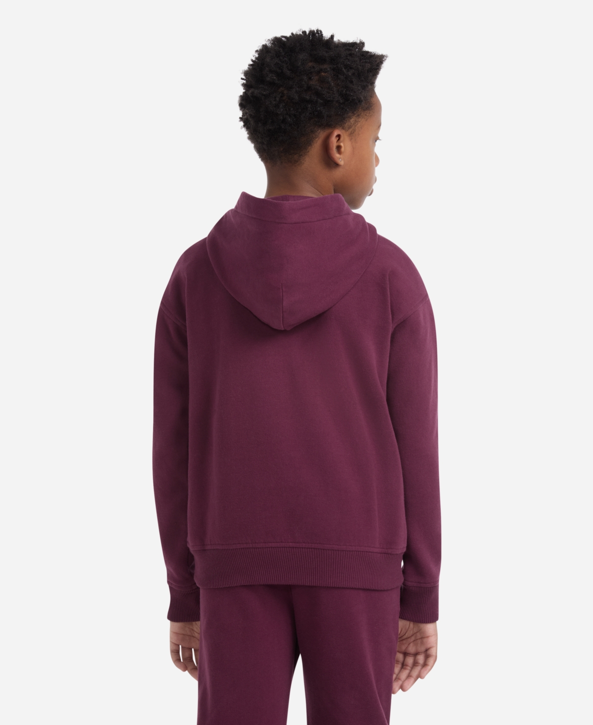 Abercrombie Boys Essential Fleece Pullover Hoodie In Brown