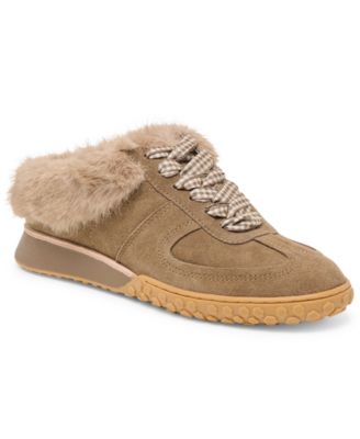 Dolce Vita - Women's Izzey Plush Cozy Retro Sneaker Slides