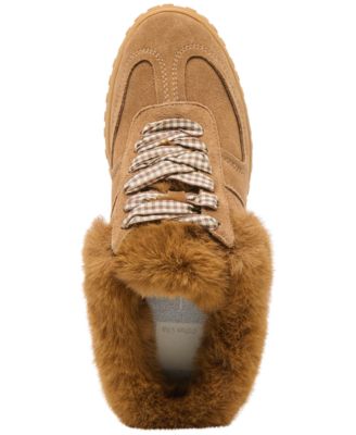 Women's Izzey Plush Cozy Retro Slides Sneakers