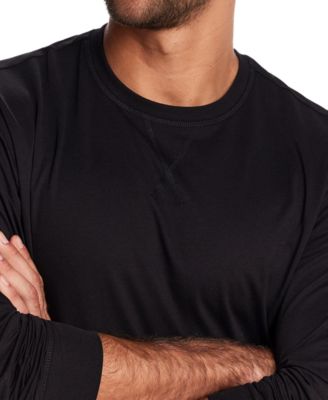 Men's Brushed Long Sleeve Crewneck T-Shirt