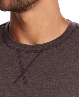 Men's Brushed Long Sleeve Crewneck T-Shirt