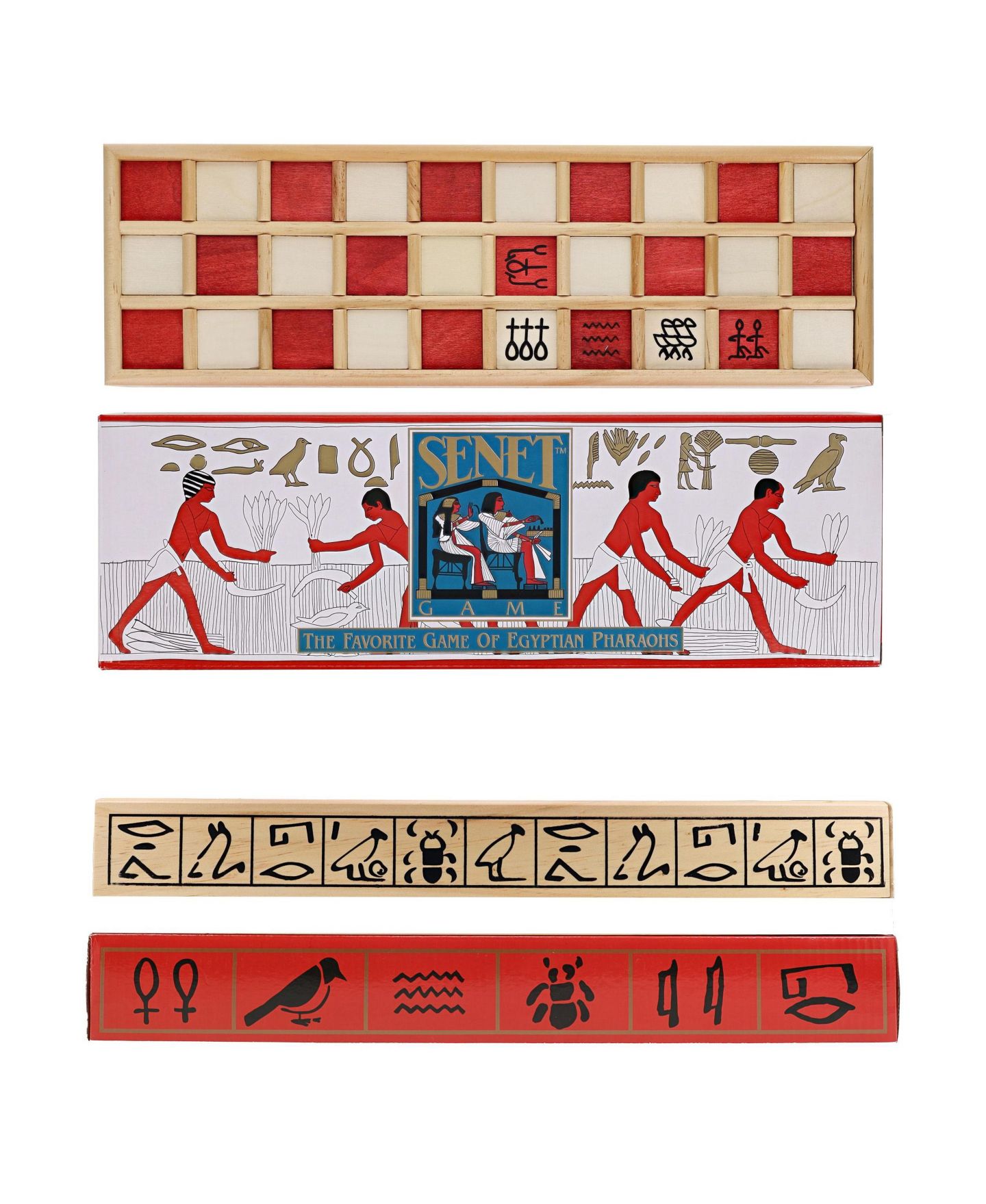 Детская игрушка WE Games Wooden 2-Player Senet Game, Ages 12+ — фото 8