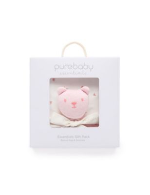 Baby Girl Stretch Swaddle & Comforter Gift Pack