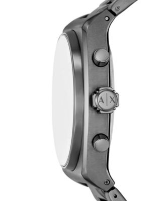 Men's Quartz Chronograph Gunmetal Stainless Steel Watch, 40mm