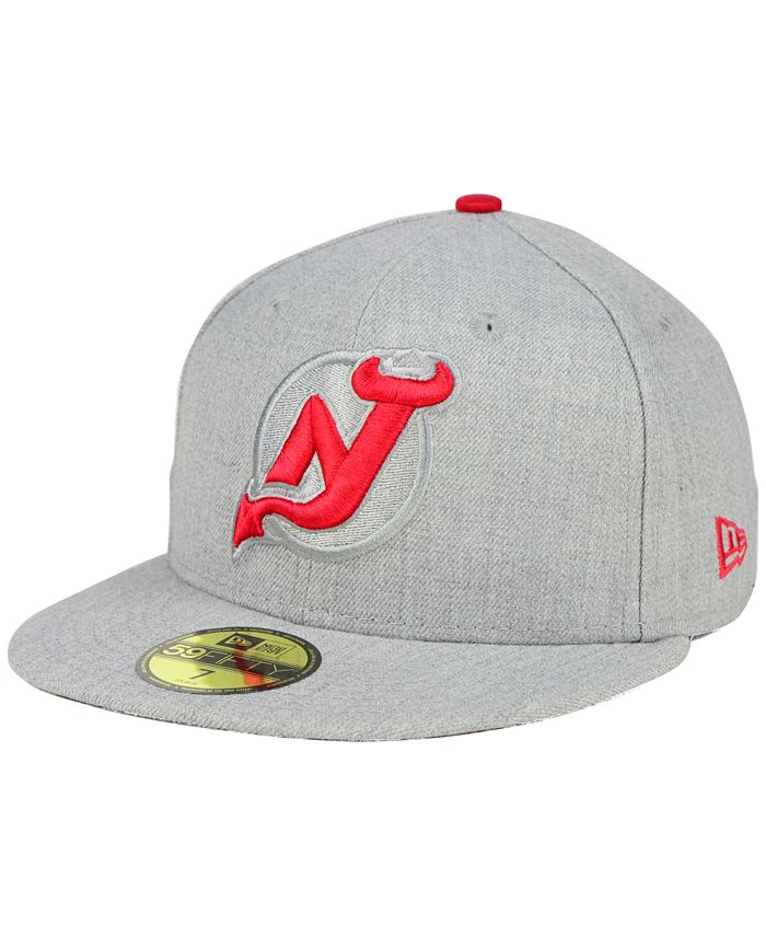 New Jersey Devils NHL Fan Favorite White Front Bill Logo Hat Cap