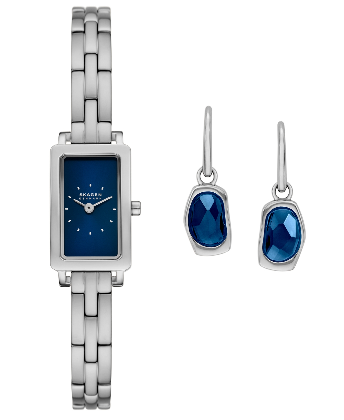 Skagen Women's Hagen Micro Gift Set Silver Stainless Steel Watch, 31mm In Silver