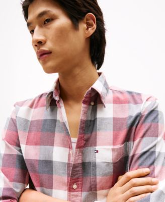Men's Regular-Fit Corduroy Check Shirt