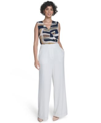Women's High-Rise Wide-Leg Pants